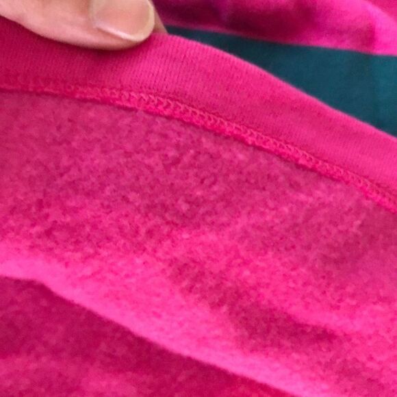 Mini Boden Fuchsia and green fleece mini skirt size 9-10￼ - Picture 3 of 4